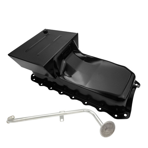 RTS Oil Pan, For Holden V8 253-308, 355 Stroker, Steel, Black, 6.5 LT Capacity, Holden HQ-WB, Torana LH-LX, Includes Matching RTS-3318 Pick Up, Kit